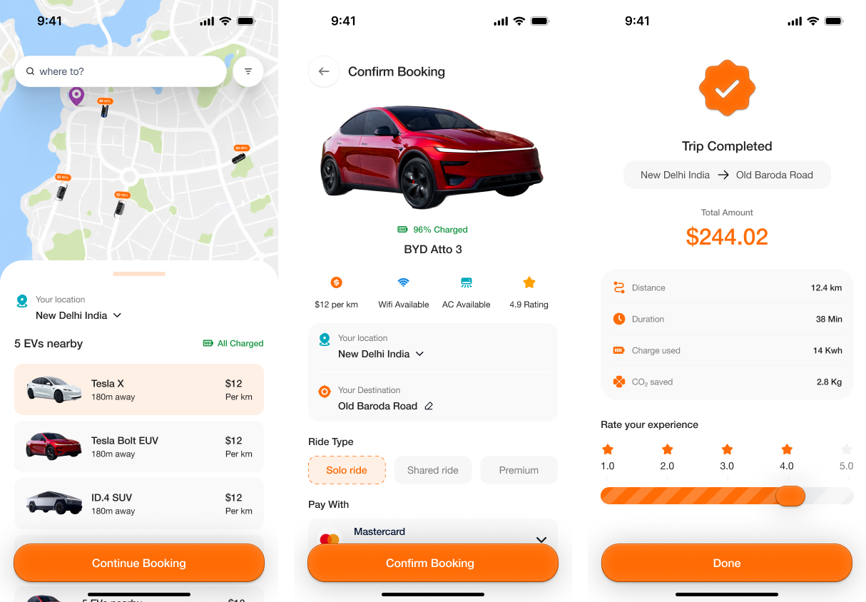 DriveLuxe — All-Electric Premium Ride-Hailing for Hong Kong hero screenshot