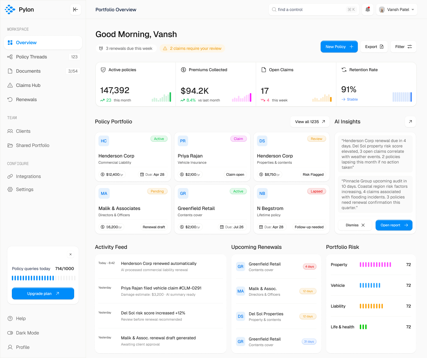 Building Pylon — AI-Native Insurance Operations from Prototype to Production hero screenshot