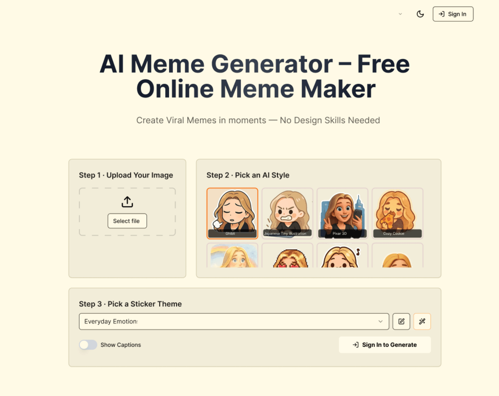 AI Meme Generator