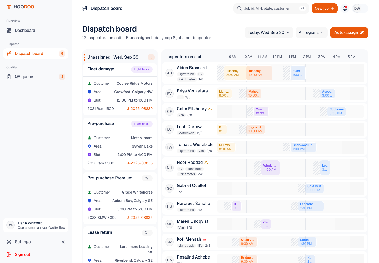 Hoodoo - Vehicle Inspection Platform with QA Review and Condition Reports screenshot 2