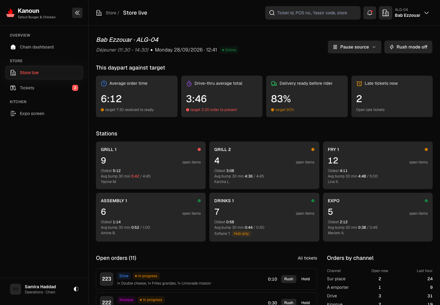 Kanoun - Kitchen Display System That Times and Checks Every Order screenshot 2