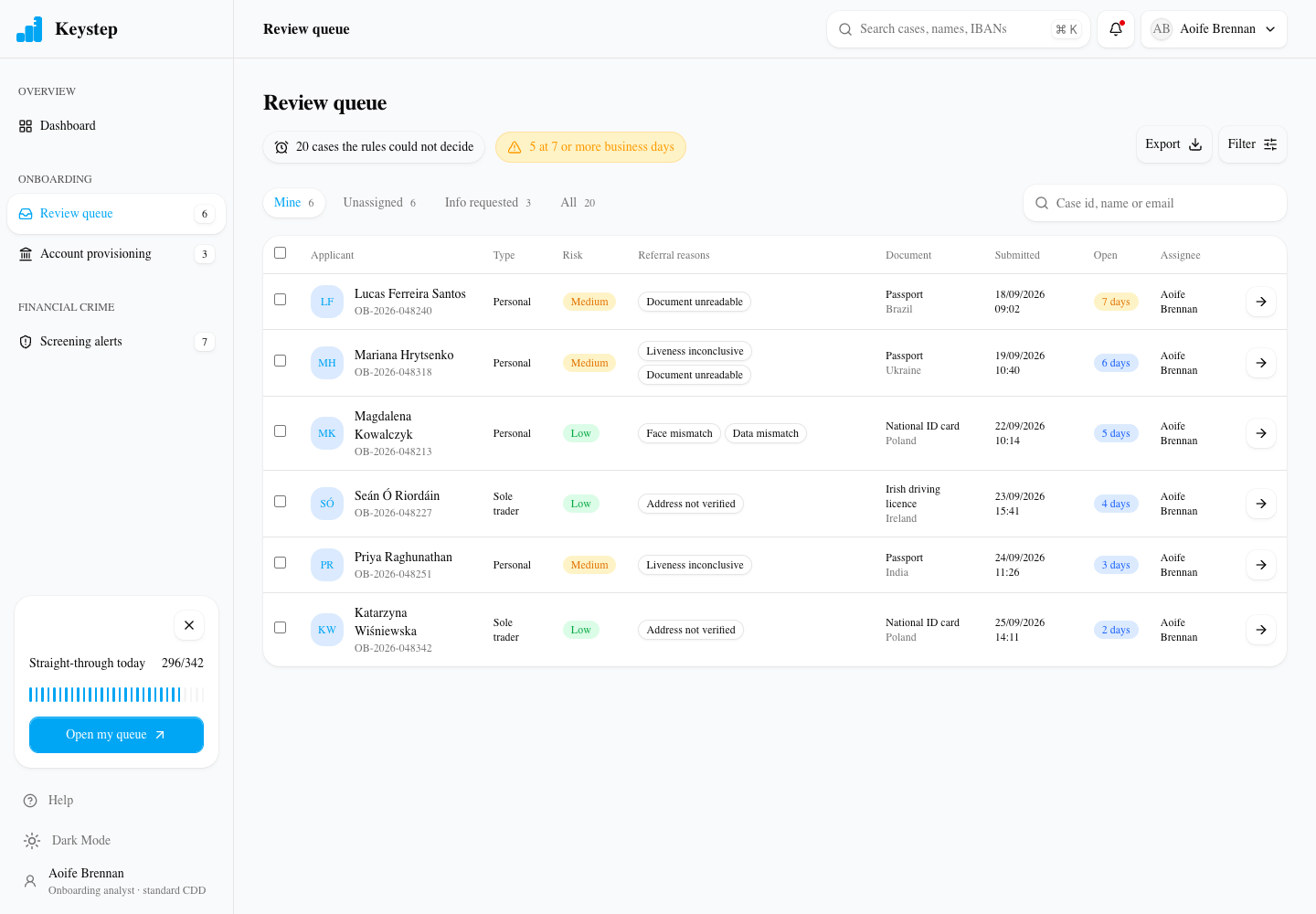 Keystep - Digital Bank Onboarding with ID, Liveness and Risk-Based Review screenshot 2