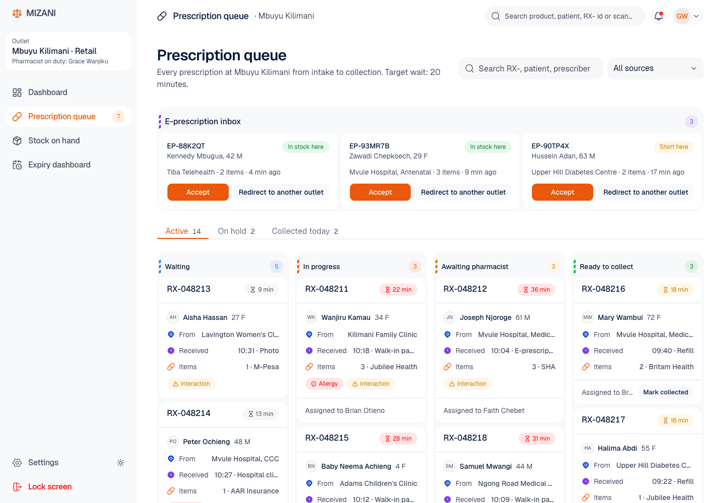 Mizani - Pharmacy Chain Management with Batch-Level Stock and Safe Dispensing screenshot 2
