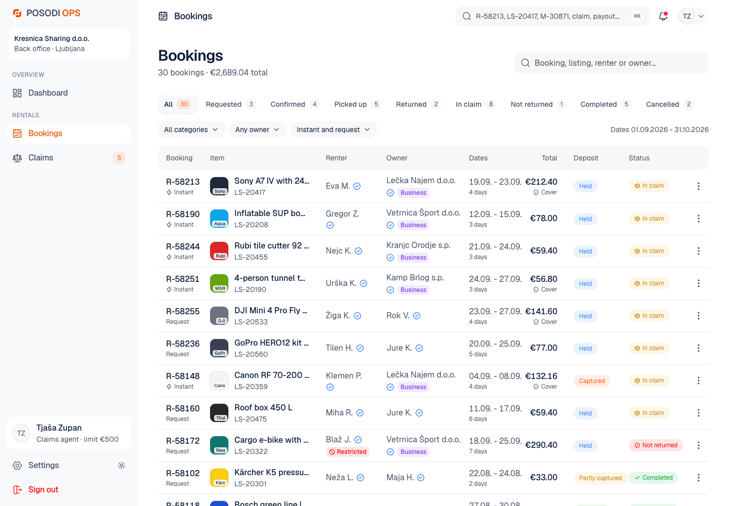 Posodi - Peer-to-Peer Rental Marketplace with Deposit Holds and Photo Evidence screenshot 2
