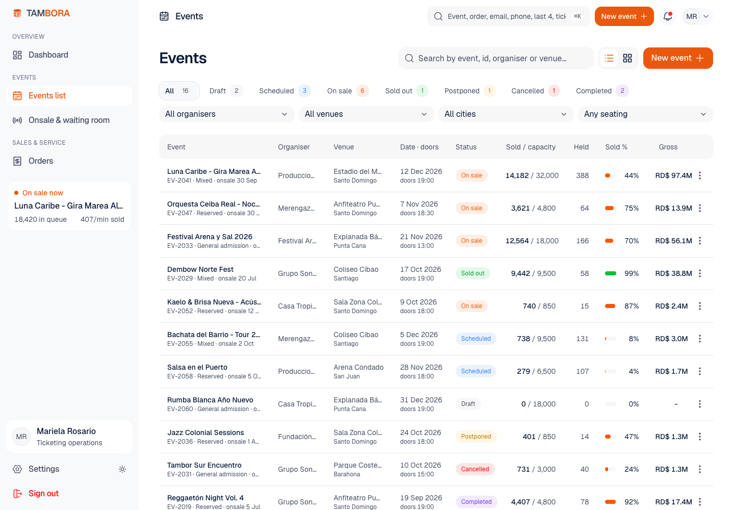 Tambora - Ticketing Platform for Caribbean Concerts and Festivals screenshot 2