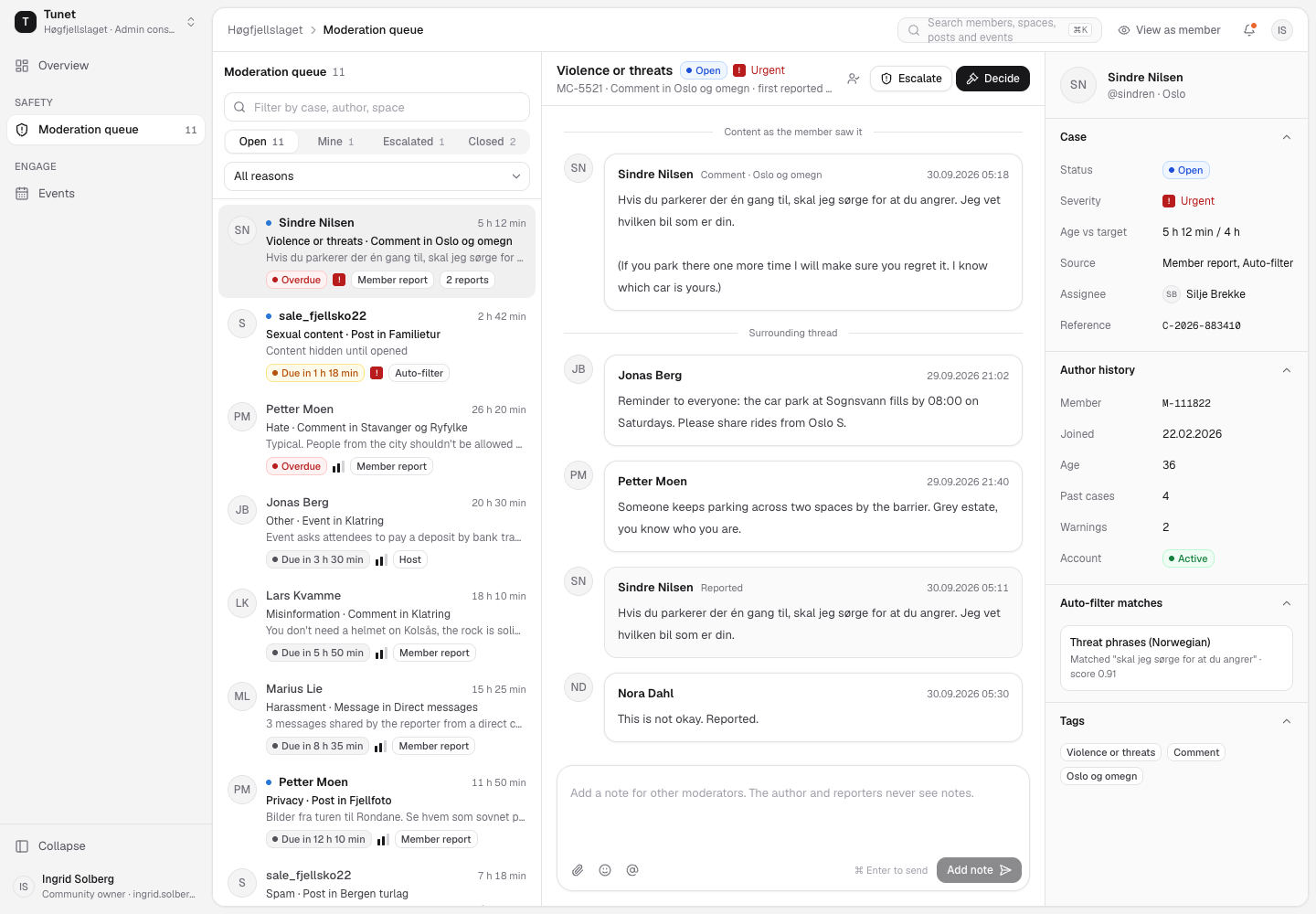 Tunet - White-Label Community Platform for Membership Organisations screenshot 2