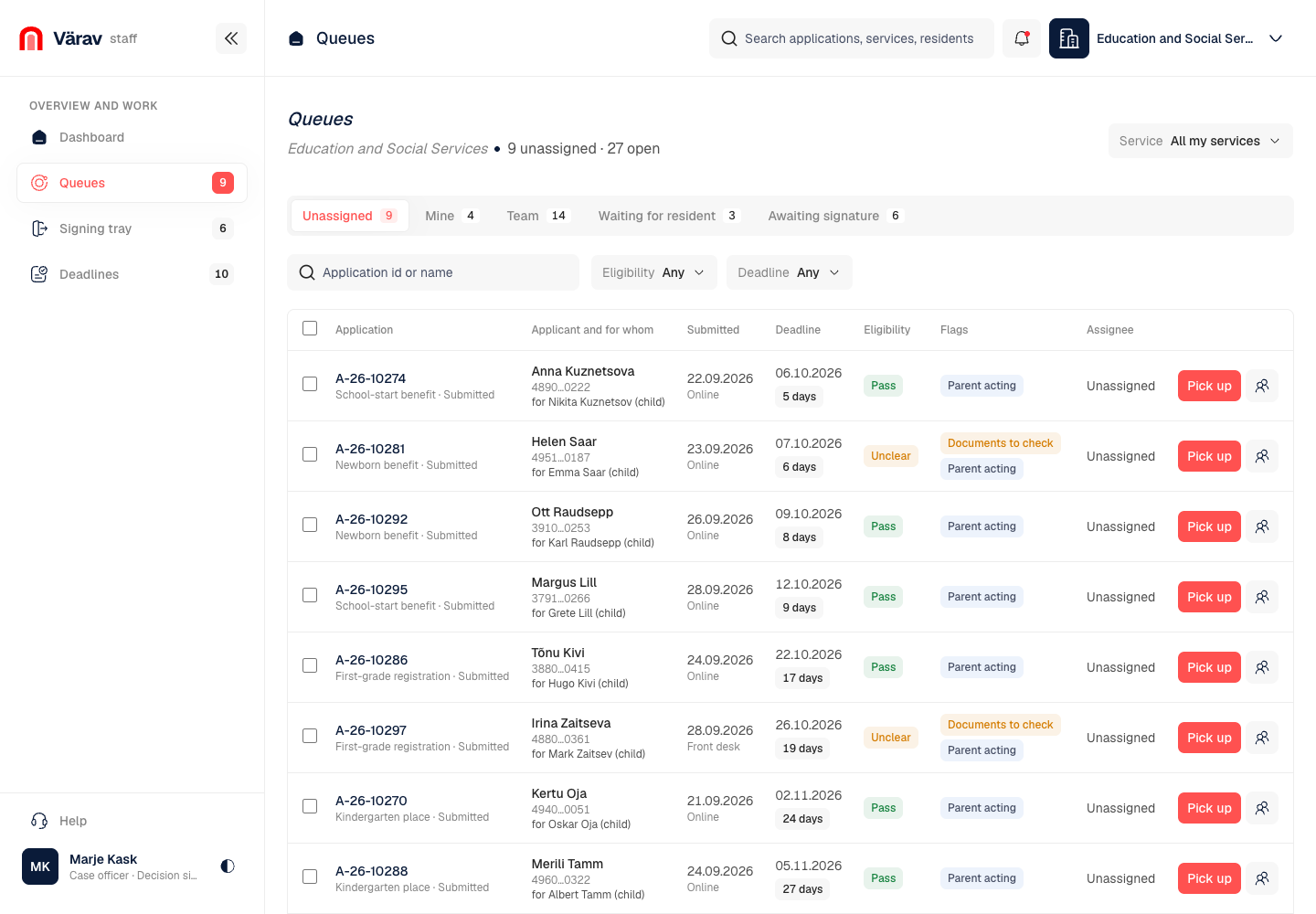 Värav - Citizen Services Portal Built on Estonia's eID and X-Road screenshot 2